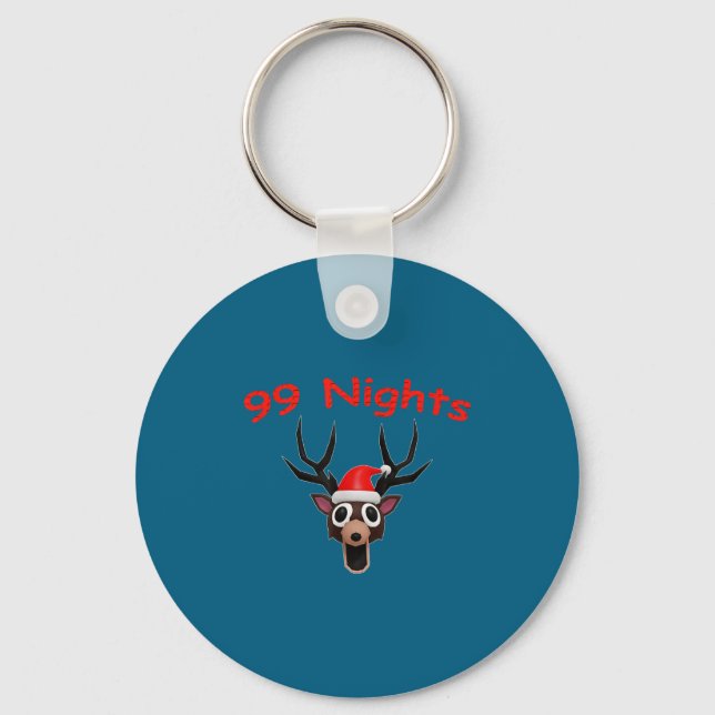 Chaveiro 99 Nights Christmas Deer Gamer Fan Merch  (Frente)