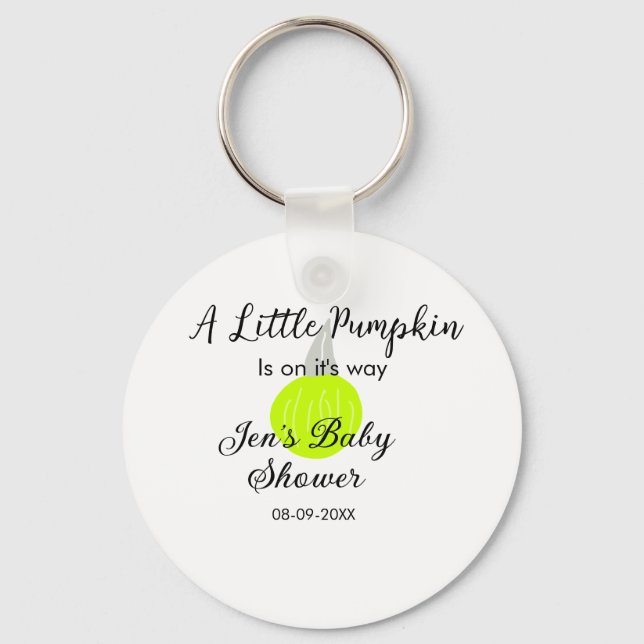 Chaveiro A abóbora de neon verde está a caminho (Frente)