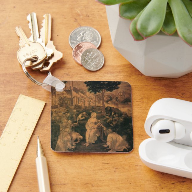Chaveiro A Adoração dos Magos de Leonardo da Vinci (Mesa)