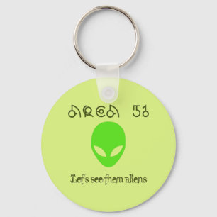 Chaveiro A área 51 deixou-nos considerá-los aliens
