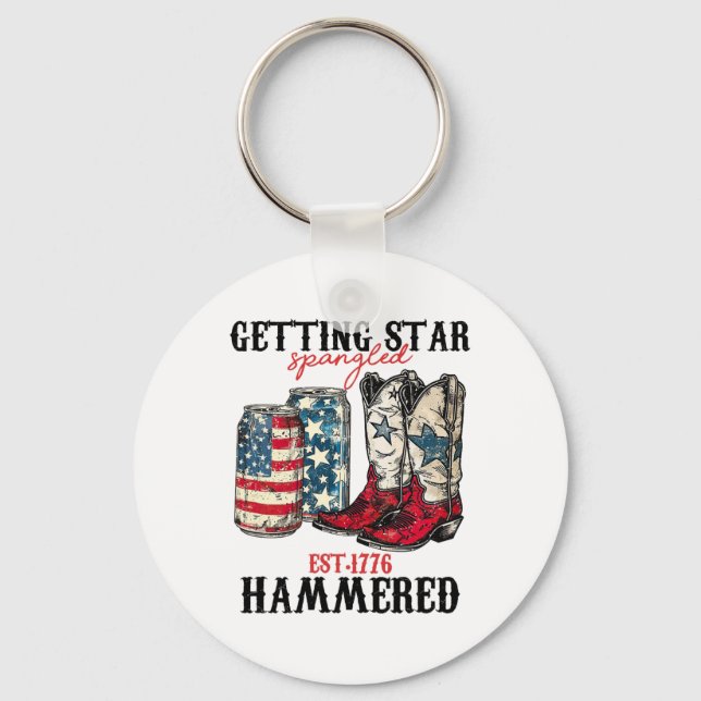 Chaveiro A Arrastar Martelado Hammered Est 1776 (Frente)