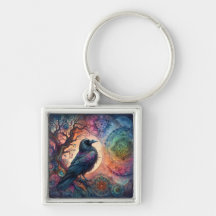 A Árvore Crow da Vida Mandala Pagan