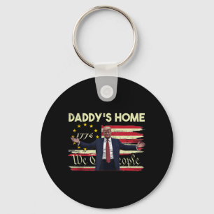 Chaveiro A Bandeira Americana Trump Daddys Para Casa, Nós,