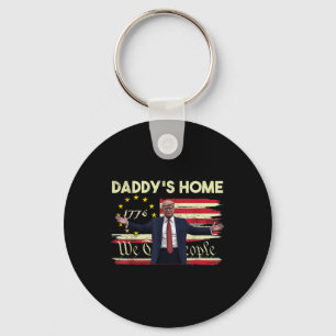 Chaveiro A Bandeira Americana Trump Daddys Para Casa Nós, A