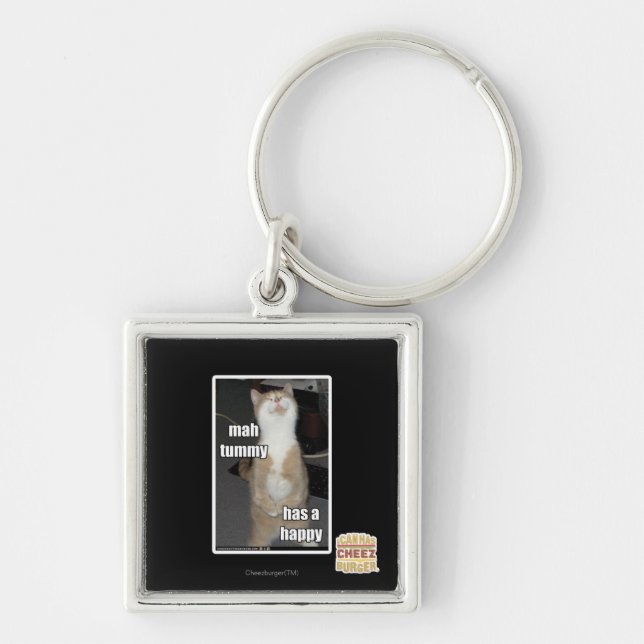 Chaveiro A barriga do Mah tem um feliz (Frente)