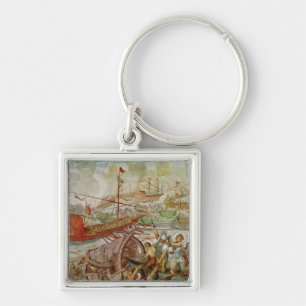 Chaveiro A batalha de Lepanto, em outubro de 1571, 1600