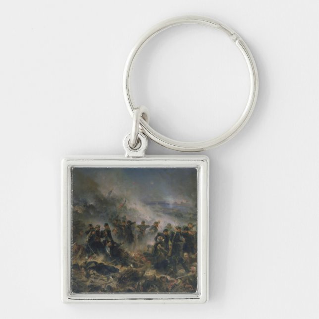 Chaveiro A bateria de Gervais no cerco de Sebastopol (Frente)