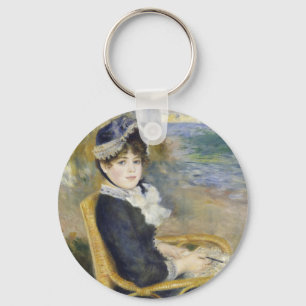 Chaveiro À Beira-Mar, Retrato a Óleo, Renoir