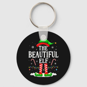 Chaveiro A Bela Elf Engraçada Família Xmas Correspondente C