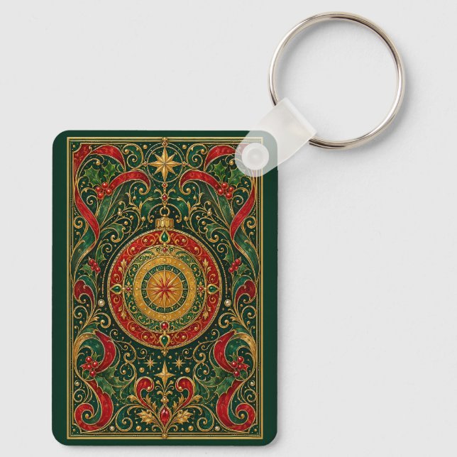Chaveiro A Bússola Dourada do Natal (Verso)