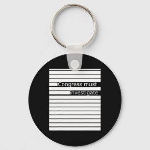 Chaveiro A Camiseta Redigida Ag Barr Do Relatório Mueller