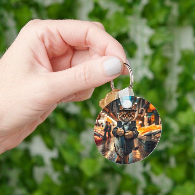 Chaveiro A Captura do Gato-Padrinho (Mão)