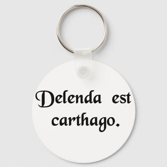 Chaveiro A carcaça deve ser destruída. (Frente)