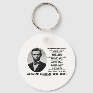 Chaveiro A casa de Abraham Lincoln dividida não pode estar