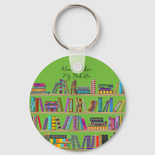 Chaveiro A casa é onde meus livros estão