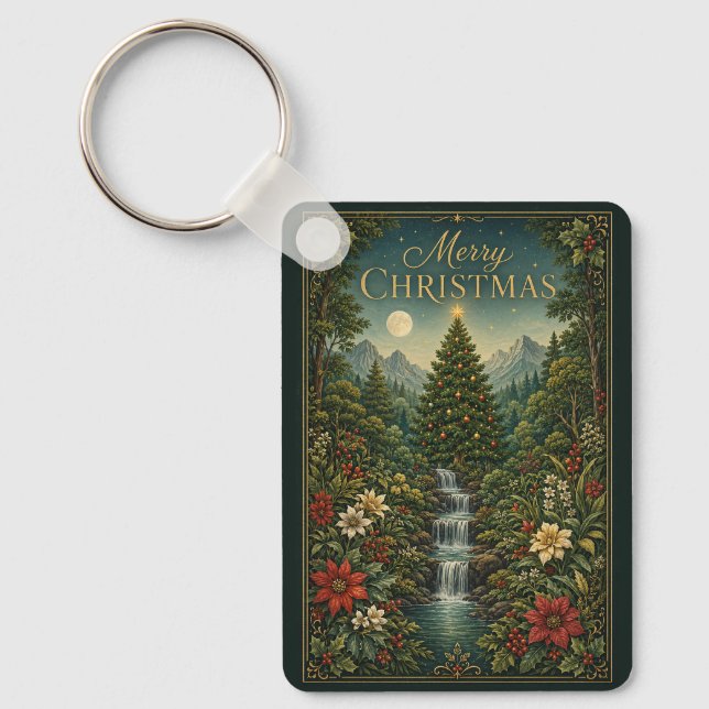 Chaveiro A Cascata da Magia de Natal (Frente)