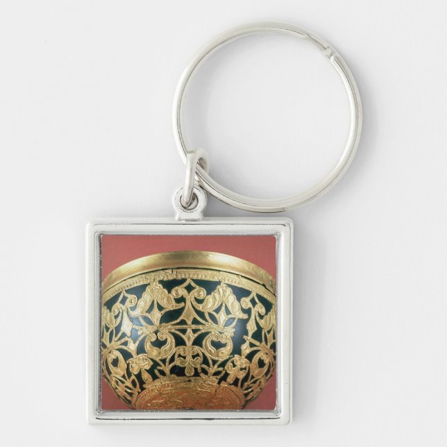 Chaveiro A céu aberto Dourado para uma bacia envernizada (Frente)