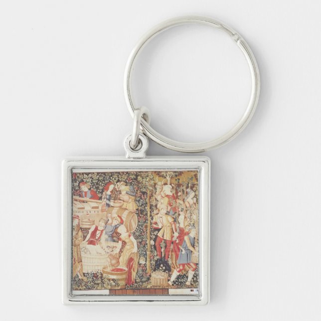 Chaveiro A colheita da uva, 'da oficina nos bancos (Frente)