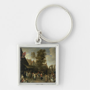 Chaveiro A consagração de uma igreja da vila, c.1650