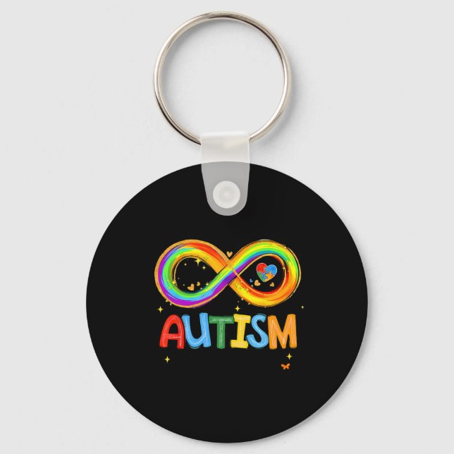 Chaveiro A Consciência Autista E O Coração Separam-Nos 1 (Frente)