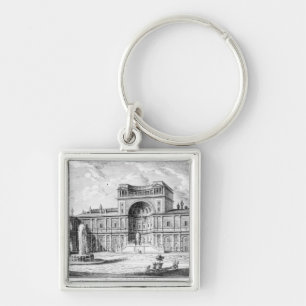 Chaveiro A corte do Belvedere no vaticano Roma