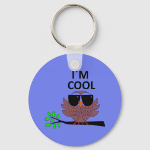 Chaveiro A coruja sábia de um gajo legal