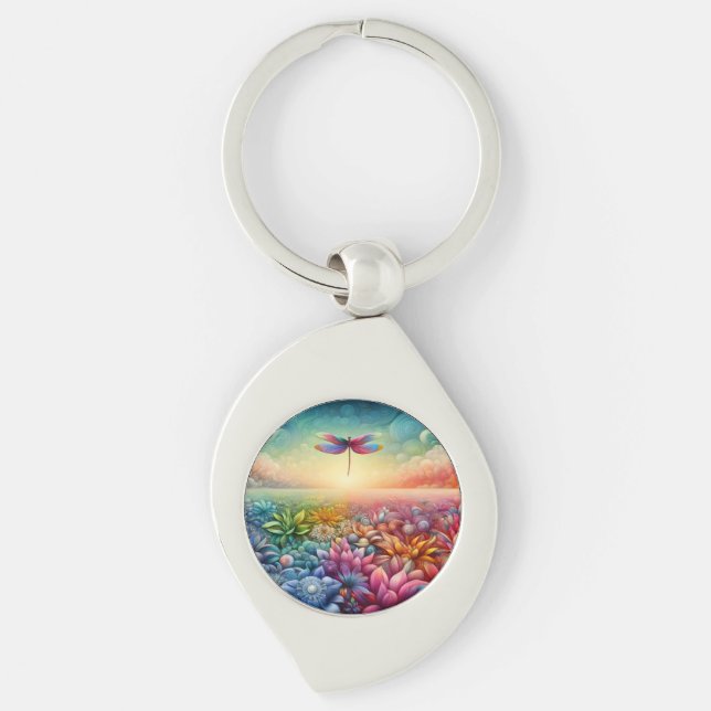 Chaveiro A dança do botão Dragonfly (Frente)