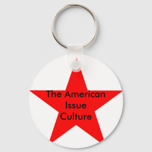 Chaveiro A edição americana Cultura Star Red
