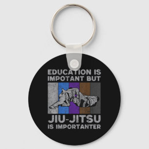 Chaveiro A Educação É Importante Jiujitsu É Mais Importante
