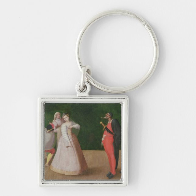 Chaveiro A empresa do dell'Arte de Commedia (Frente)