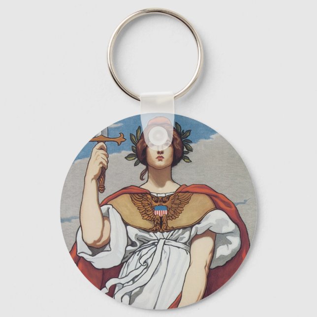 Chaveiro A Espada é Desenhada, O Marinho Segura-A (Frente)