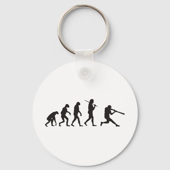 Chaveiro A Evolução Da Bateria De Baseball (Frente)