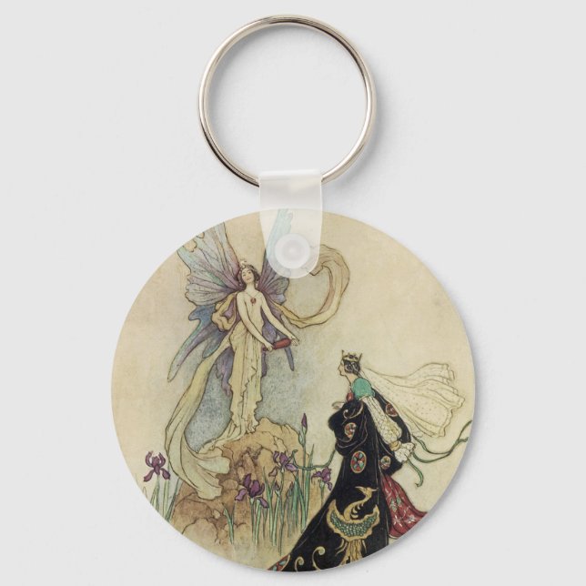 Chaveiro A Fada Dali Deu Boas-Vindas A Sua Majestade (Frente)