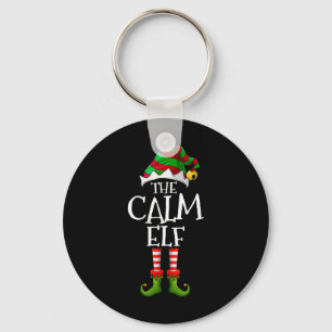 Chaveiro A Família Calm Elf do Natal Correspondendo ao Grup