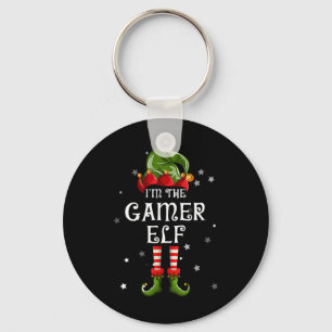 Chaveiro A Família de Festas de Natal Divertidas do Elf Gam