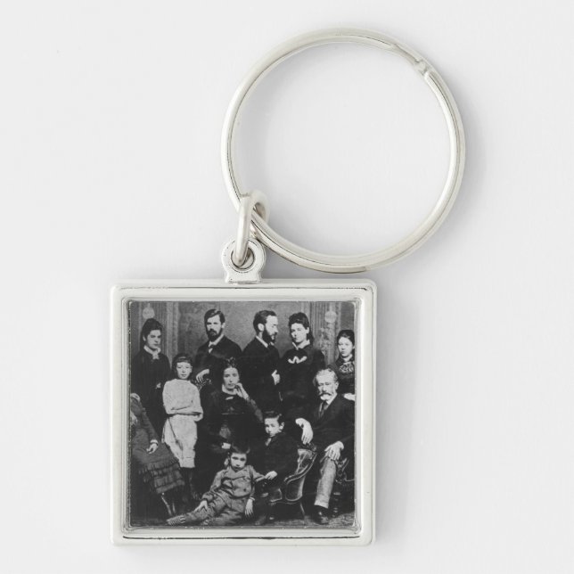Chaveiro A família de Freud, c.1876 (Frente)