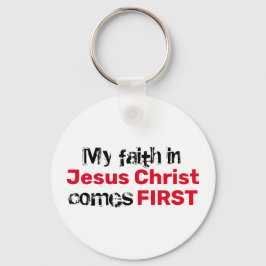 Chaveiro A FÉ EM JESUS É O PRIMEIRO cristão inspirador