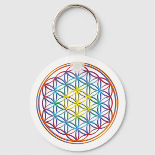 Chaveiro a flor da vida