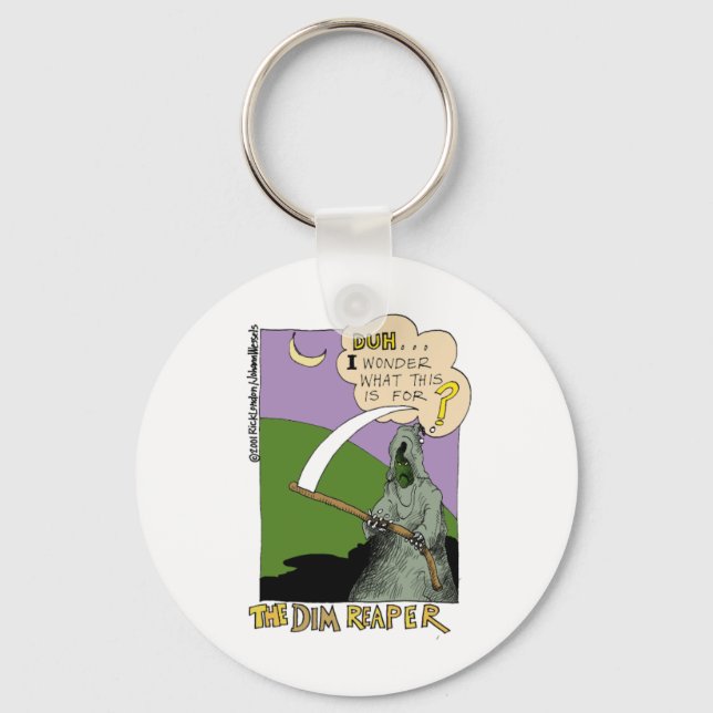 Chaveiro A Foice Sombria Presentes engraçados de desenho an (Frente)