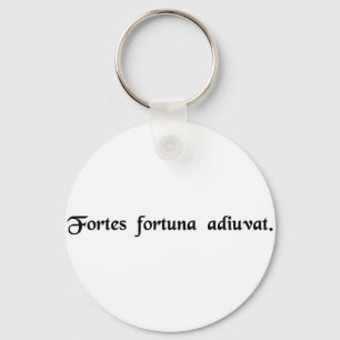 Chaveiro A fortuna favorece os corajosos.