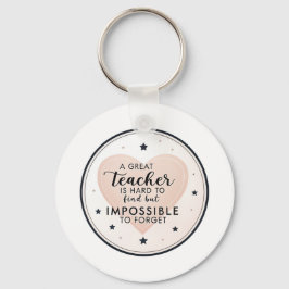 Chaveiro A Great Teacher Is Hard to Find – thank you gift