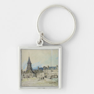 Chaveiro A igreja de Sainte-Catherine, Honfleur, 1864