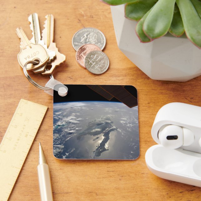 Chaveiro A Ilha De Hispaniola Com Sunglin (Mesa)