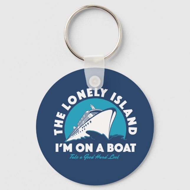 Chaveiro A Ilha Solitário - Dê Uma Olhada (Frente)