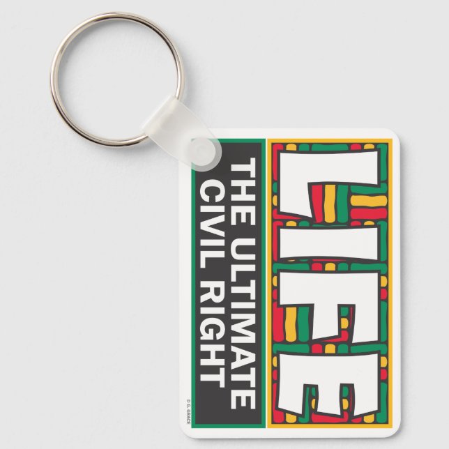 Chaveiro A keychain to promote your pro-life beliefs. (Frente)