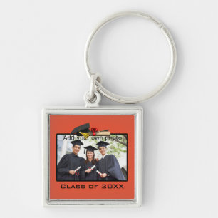 Chaveiro A laranja adiciona sua graduação da foto/ano