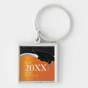 Chaveiro A laranja e o preto formando - a versão de texto