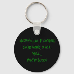 Chaveiro A lei de Murphy: Se anythingcan vai mal,…