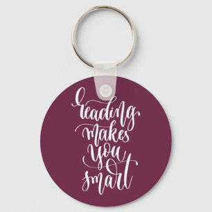 Chaveiro A leitura fá-lo esperto