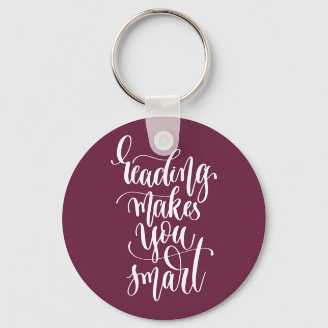 Chaveiro A Leitura O Torna Inteligente (Frente)